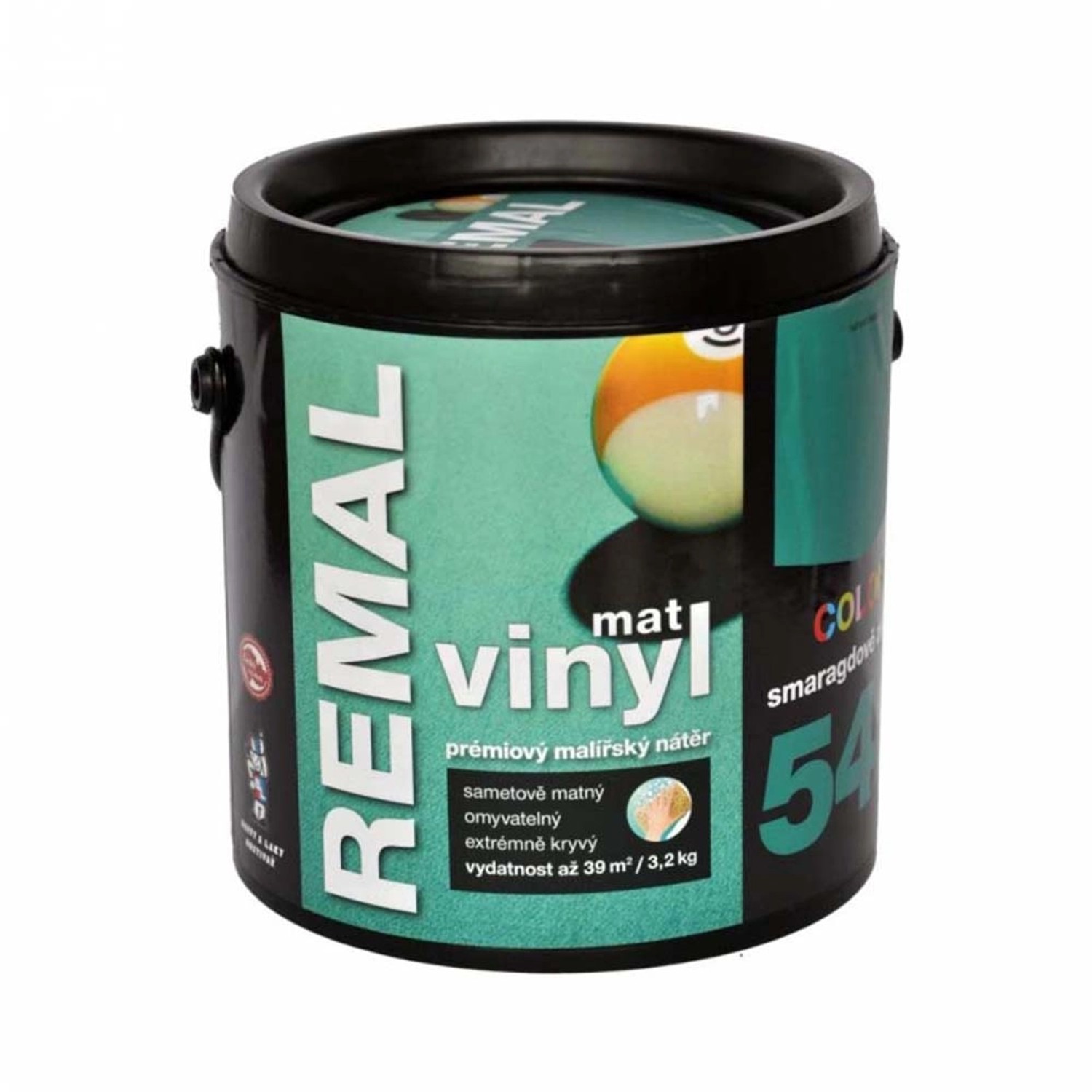 Remal Vinyl Color mat smaragdově zelená 3,2kg