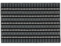 Astra Rohožka Poly Brush, černá/stříbrná, 40 x 60 cm