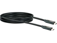 Schwaiger Propojovací kabel USB 3.2 standard, USB-C/USB-C, černá, 2 m