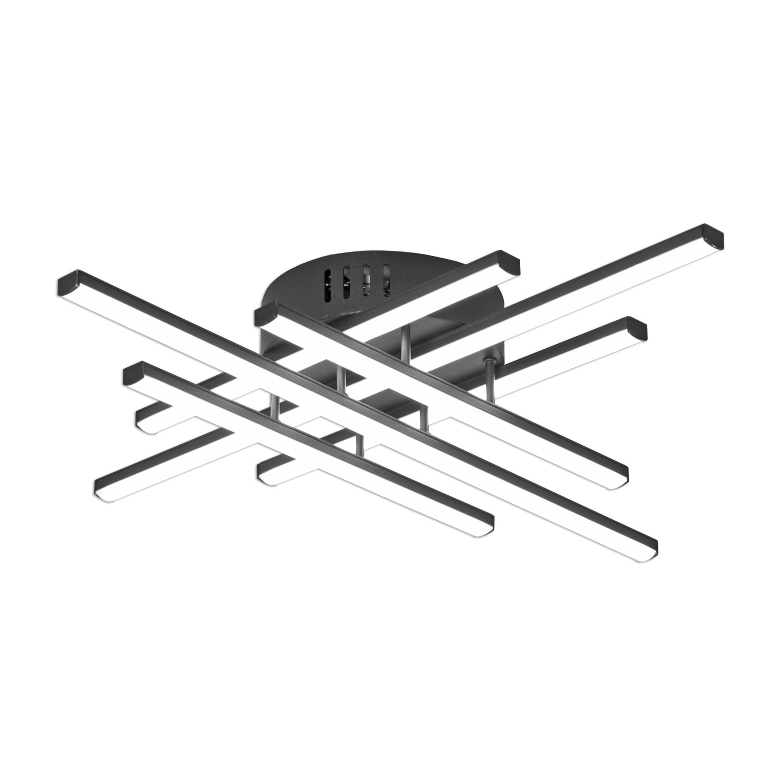 Ecolite LED svítidlo XENA černá 42 W, 2010 lm, 4000 K, 510 x 510 x 90 mm