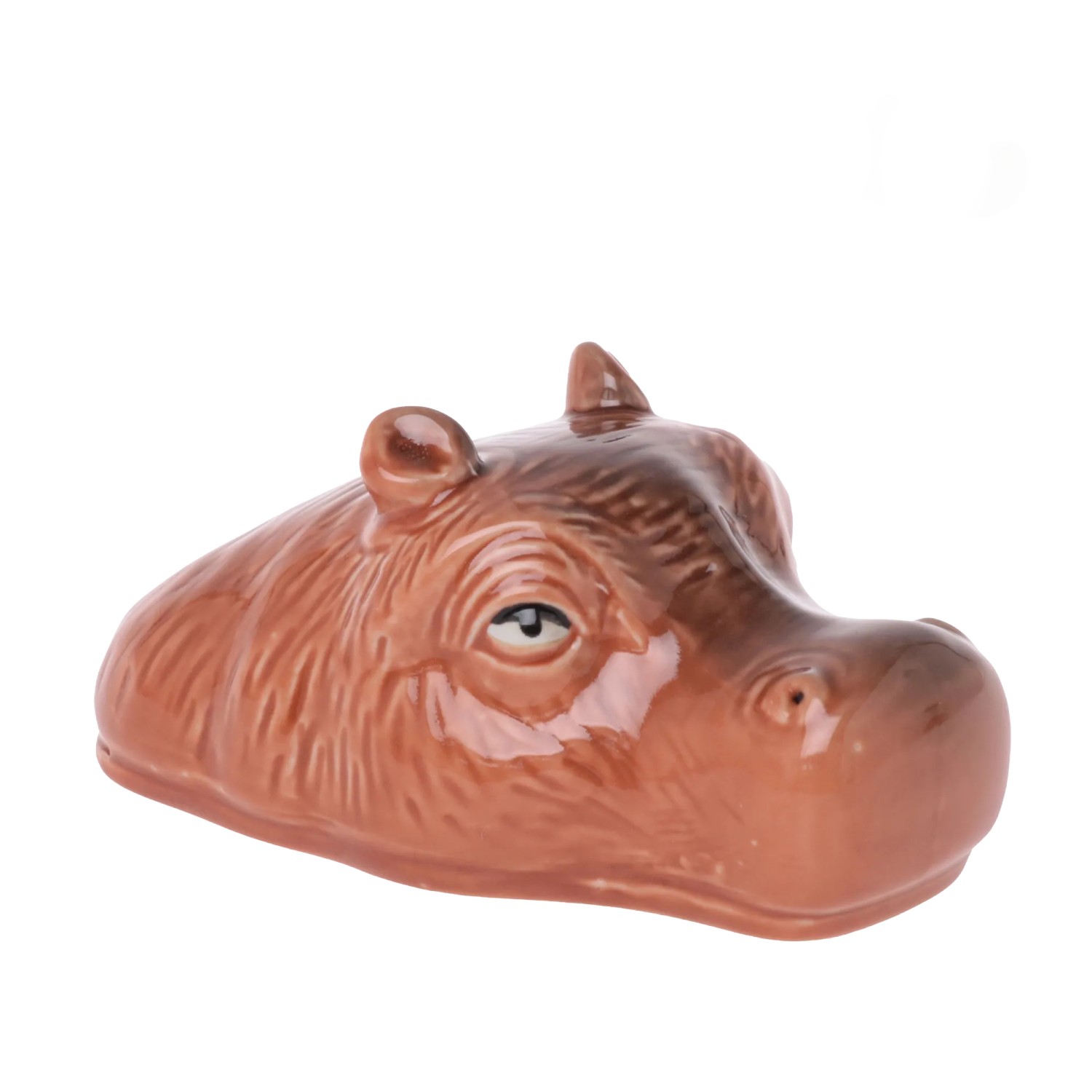 DRAGIMEX Plavoucí hroch z porcelánu 13 x 7,5 x 6 cm, 1 ks