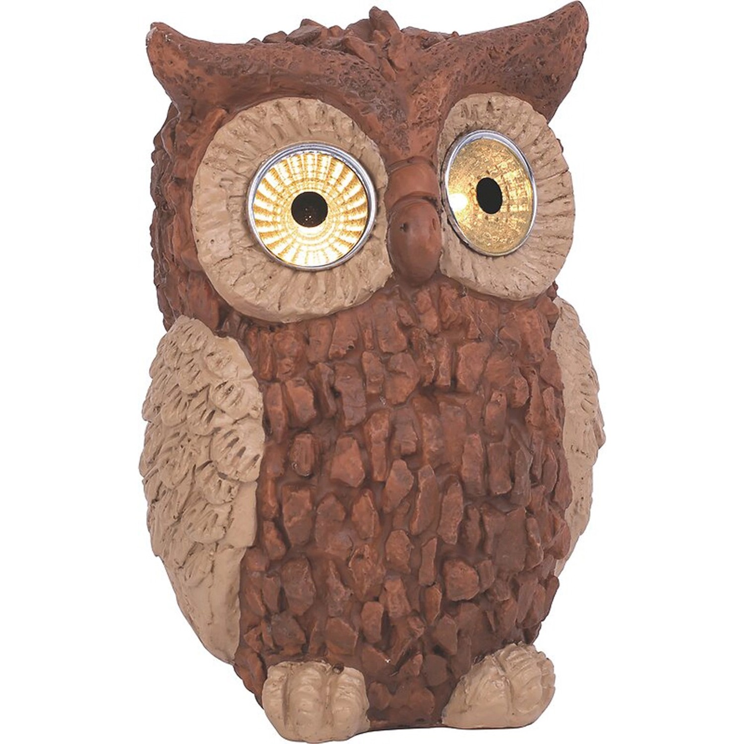 LED Solární svítidlo sova