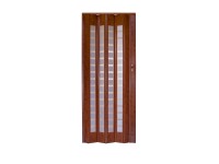 HOPA Plastové shrnovací dveře Platinum ořech 86 x 203 cm