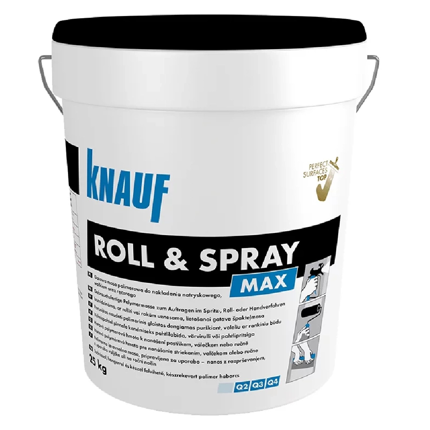 Knauf Stěrka pro finální úpravu stěn a stropů ROLL & SPRAY MAX, 25 kg