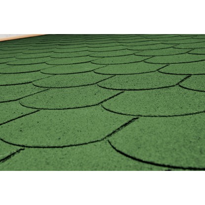 Weka Bitumenové šindele bobrovka, zelená, 3 m2