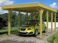 Skan Holz Přístřešek na auto Friesland EPDM, zelený, 314 x 555 cm