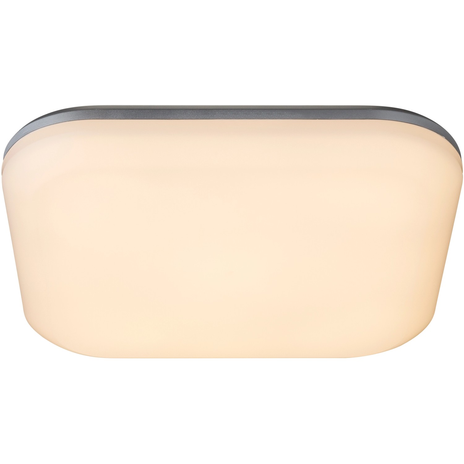 Globo Venkovní hranaté LED svítidlo Dori plastové stříbrné