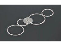 Trio Stropní LED svítidlo Rondo bílé matné 1bodové 37 W