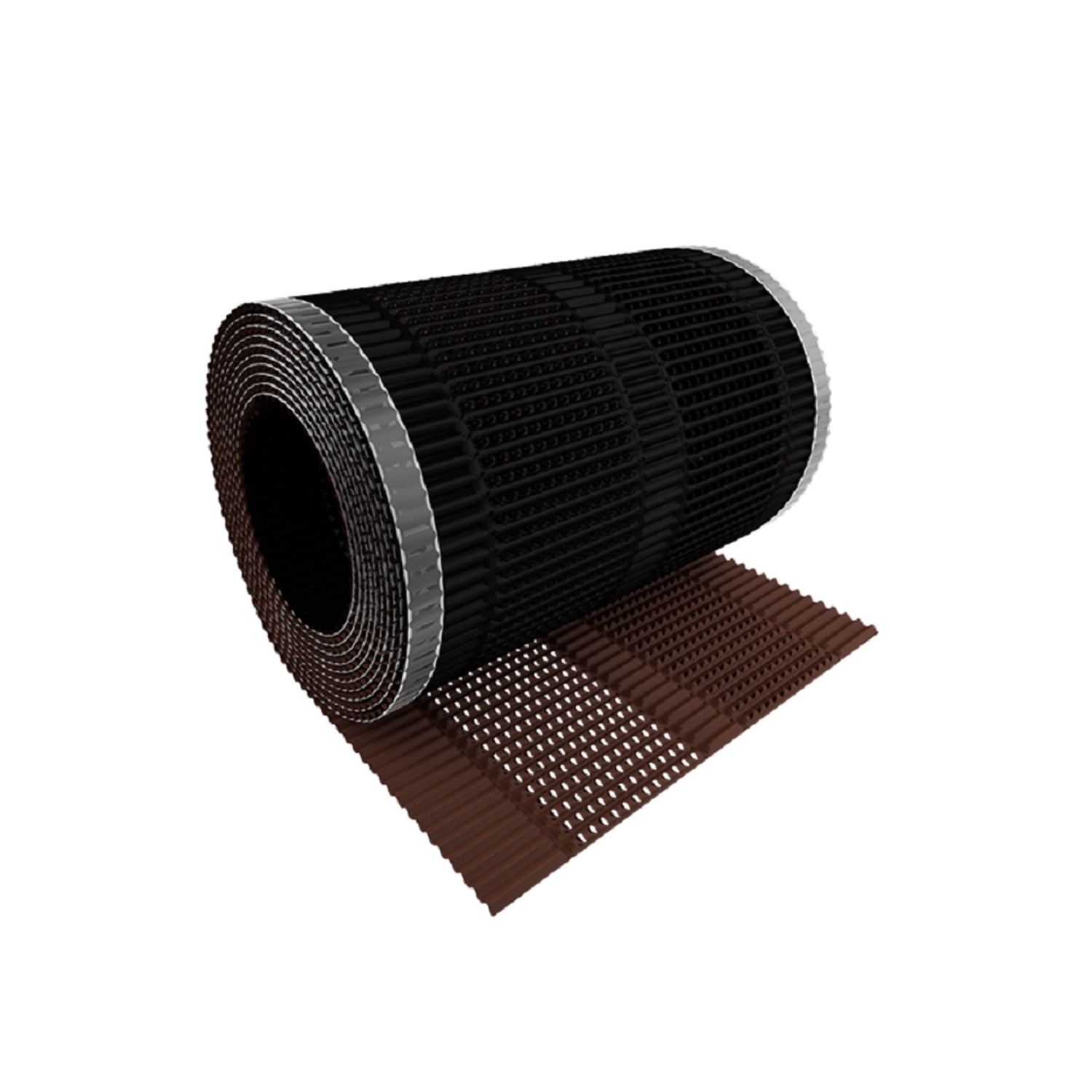 Corotop Hřebenový větrací pás hliníkový Corovent M, čokol. hnědá, 500 x 30 cm