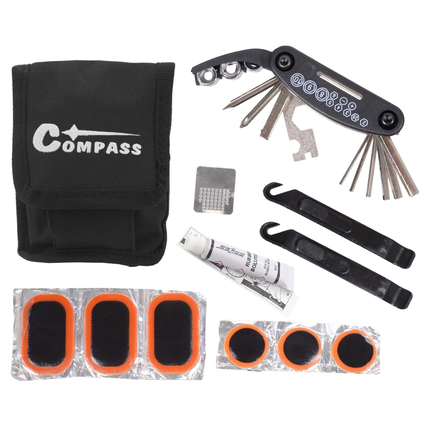 COMPASS Bike Cyklotaška s nářadím 9 x 9 x 4,5 cm