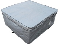 Nordlys Ochranný obal vířivky, stříbrný, 230 x 230 x 12 cm