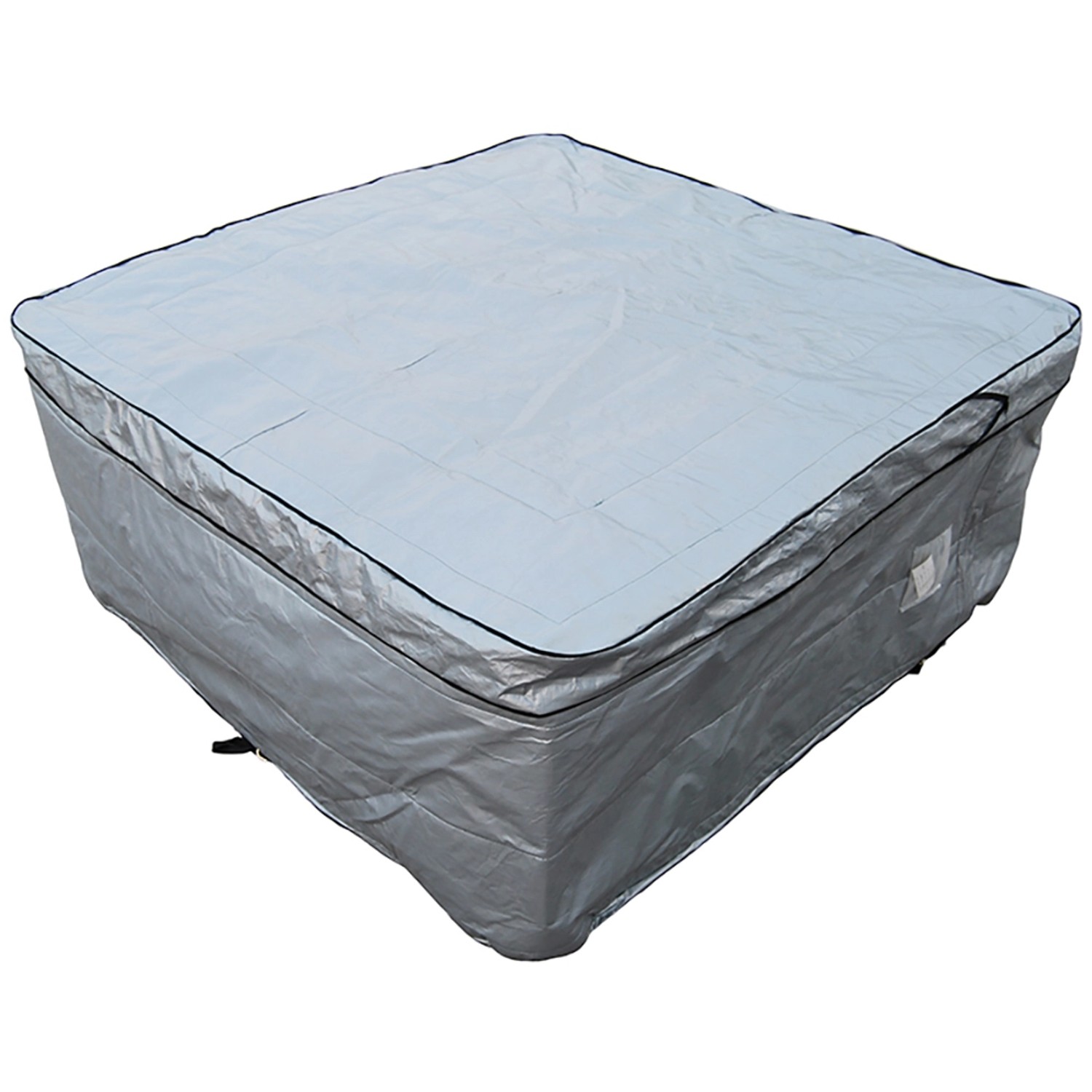 Nordlys Ochranný obal vířivky, stříbrný, 230 x 230 x 12 cm