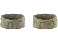 Boltze Košík z polyesteru a filcu různé barvy 7 x 12 x 17 cm