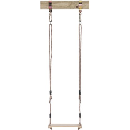 SwingKing Houpačka se sedátkem, tvrdé dřevo, 41,5 x 15 cm