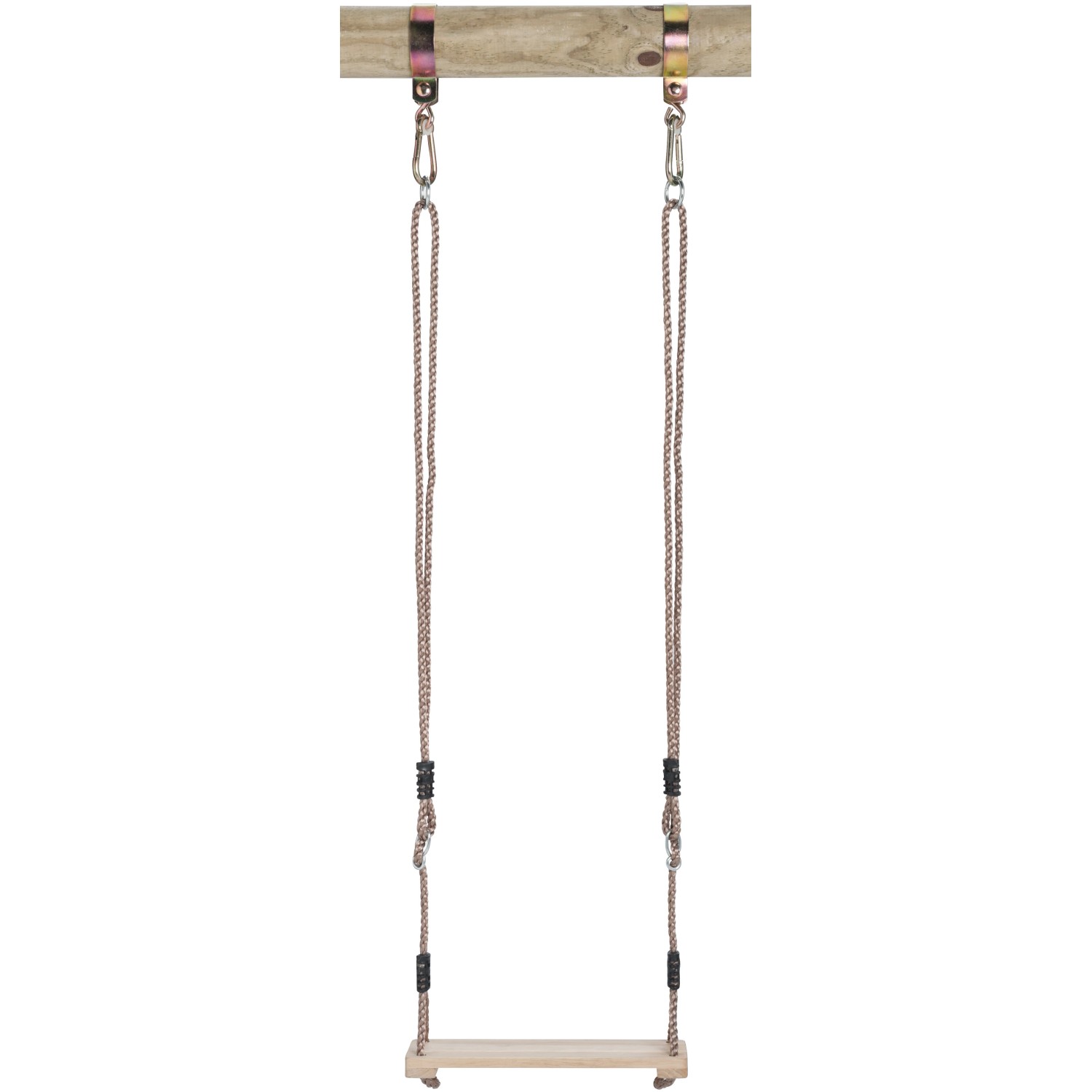 SwingKing Houpačka se sedátkem, tvrdé dřevo, 41,5 x 15 cm