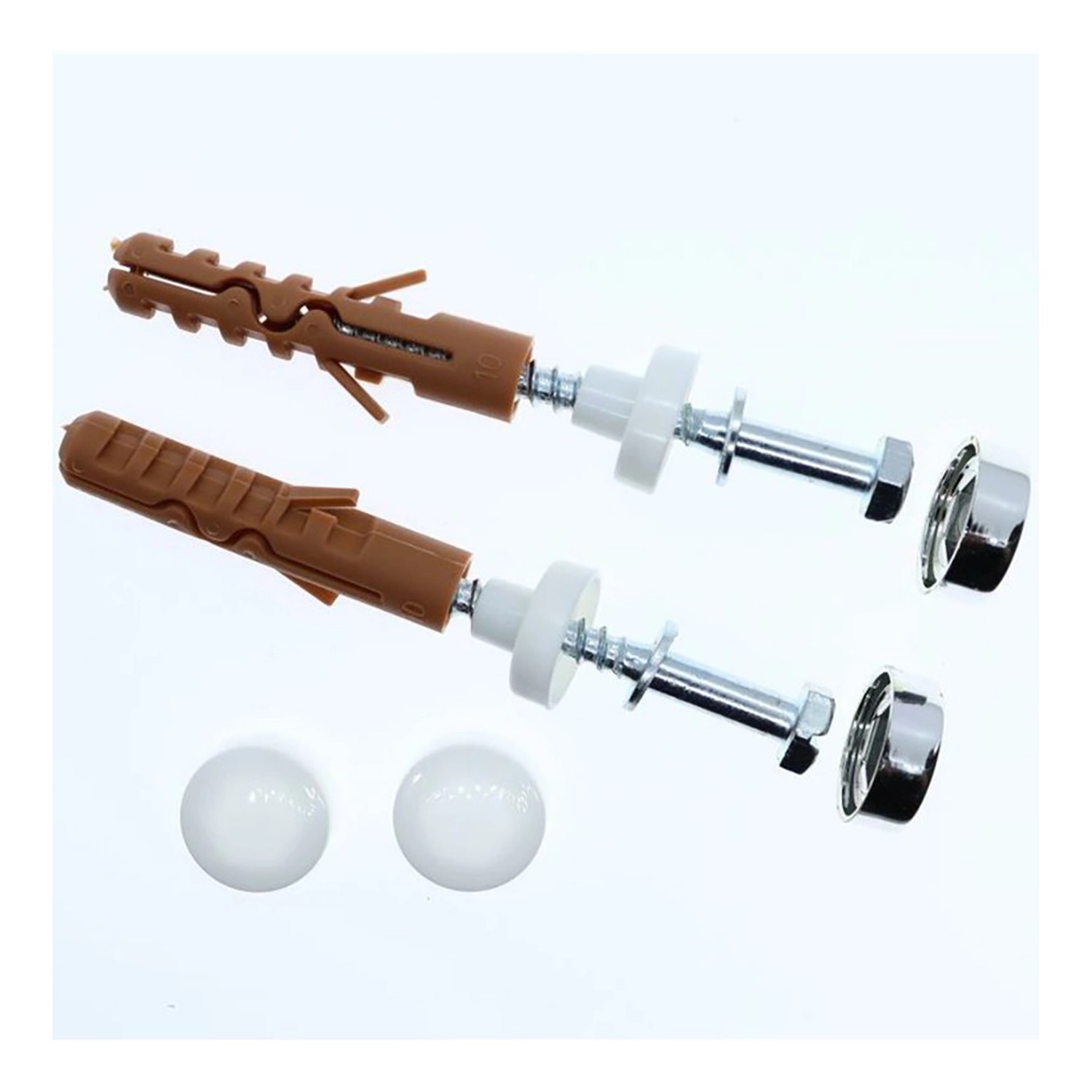 Sada na upevnění WC a bidetů bílá 6 x 70 mm