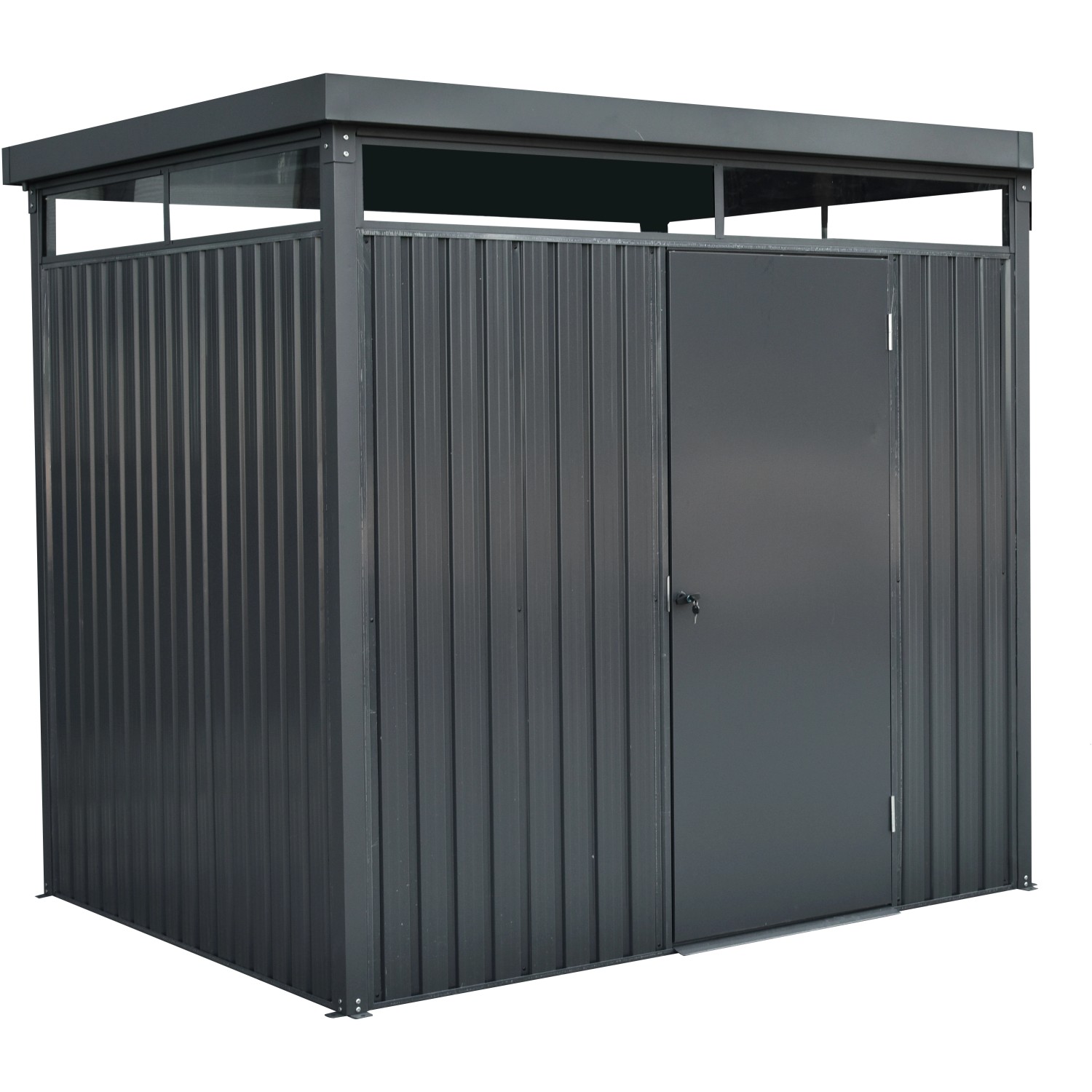 Floraworld Zahradní domek systémový domek Q5 antracitový 245 x 204 x 226 cm