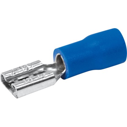 OBI Ploché konektory, Ø 2,5 mm, modré, 20 ks