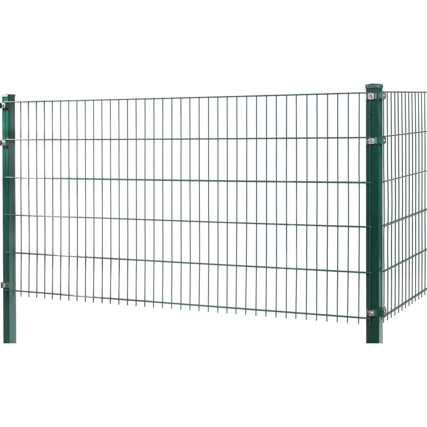 Floraworld Drátěný plotový panel, dvojitý 6/5/6, zelená, 123 x 201 cm