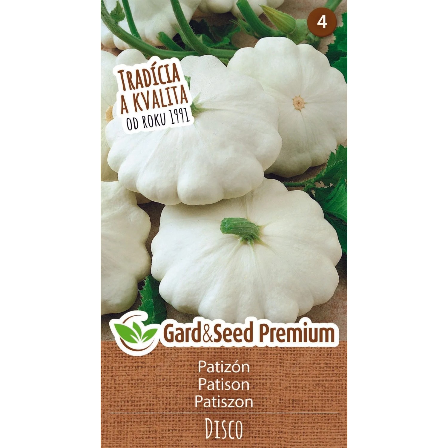GardenSeed Premium Semínka Patison Disco