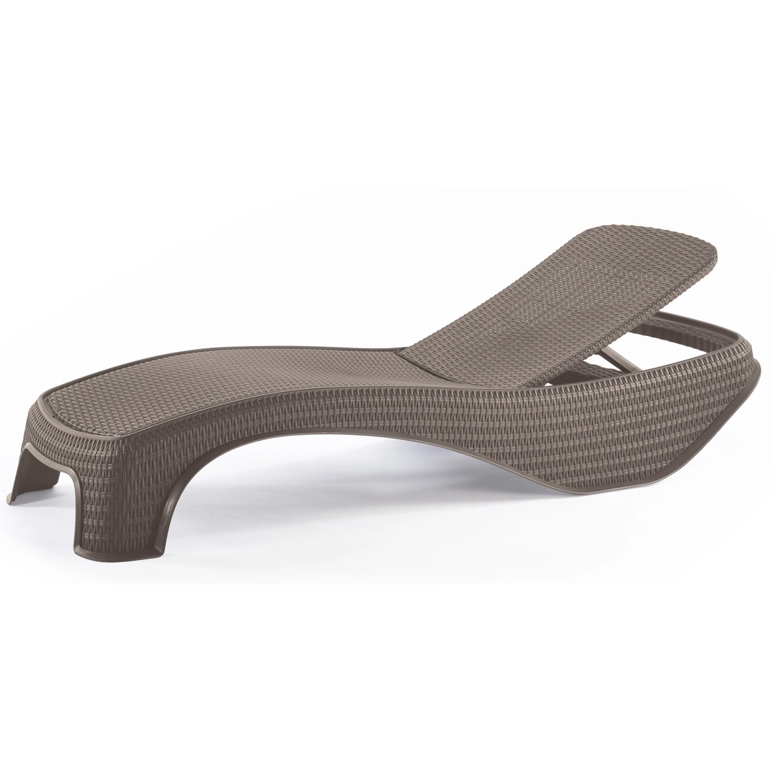 Keter Zahradní lehátko Atlantic, cappuccino, 197 x 74 x 36 cm