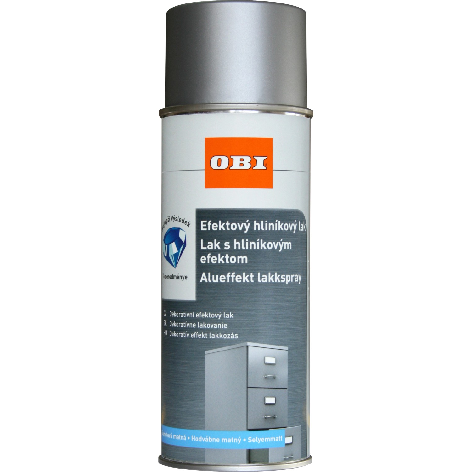 OBI Lak hliníkový efekt 400 ml