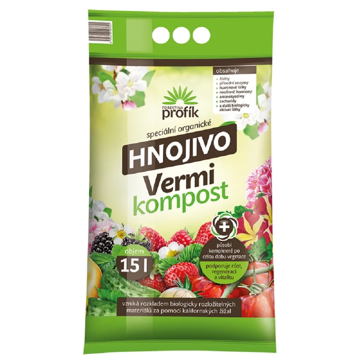 Forestina Profík Vermikompost hnojivo 15 l