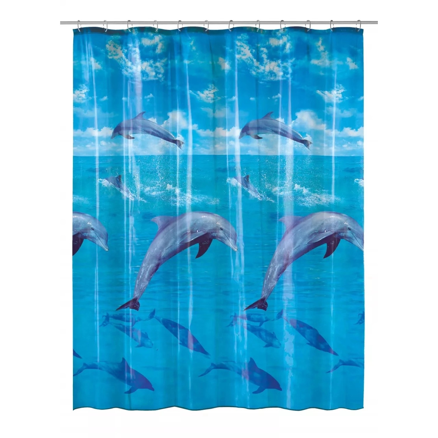 Kleine Wolke Sprchový závěs Dolphin 180 x 200 cm