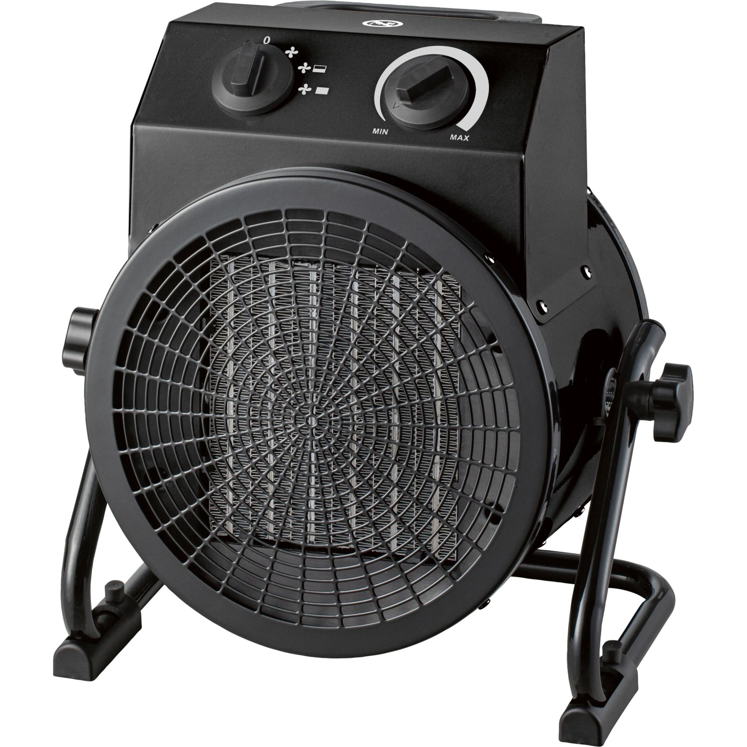 Keramický ohřívač & ventilátor 2v1 Lieksa, 5 000 W, černá, 32,8 x 19,5 x 32,6 cm