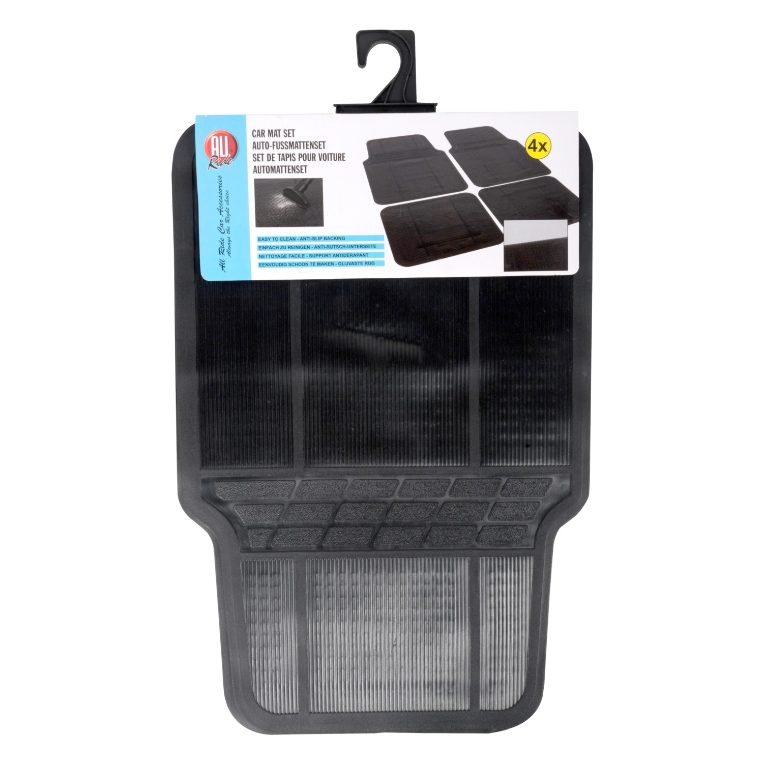ALL RIDE Koberce gumové, 4 ks