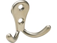 Hettich Nástěnný háček na kabáty Classic 7, zinek poniklovaný, 54 x 44 x 24 mm Hettich Nástěnný háček na kabáty Classic 7, zinek poniklovaný, 54 x 44 x 24 mm