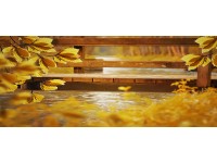 Bondecor Obraz, tištěné plátno Podzimní krajina 50 x 120 cm