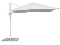 Schneider Slunečník Rhodos Twist Bianco bílý 300 x 300 cm