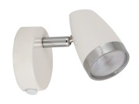 Rabalux Nástěnné 1bodové svítidlo Karen, 4 W, 280 lm, 3000 K, bílá/chrom