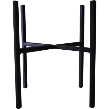 Kovový stojan na květiny Owen, černá, pr. 16,5 x 16 cm