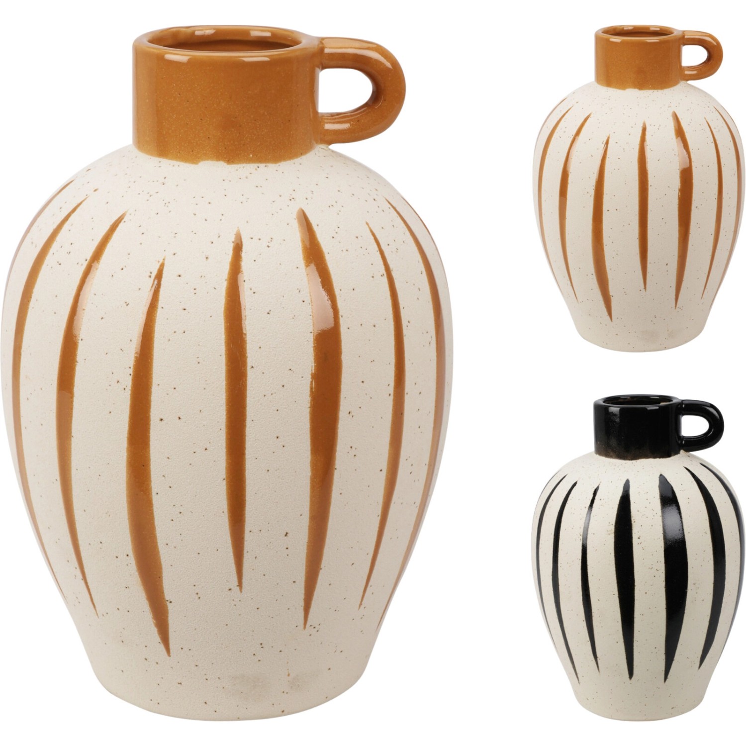 Koopman Váza s uchy, různé druhy, pr. 25 x 17,5 cm