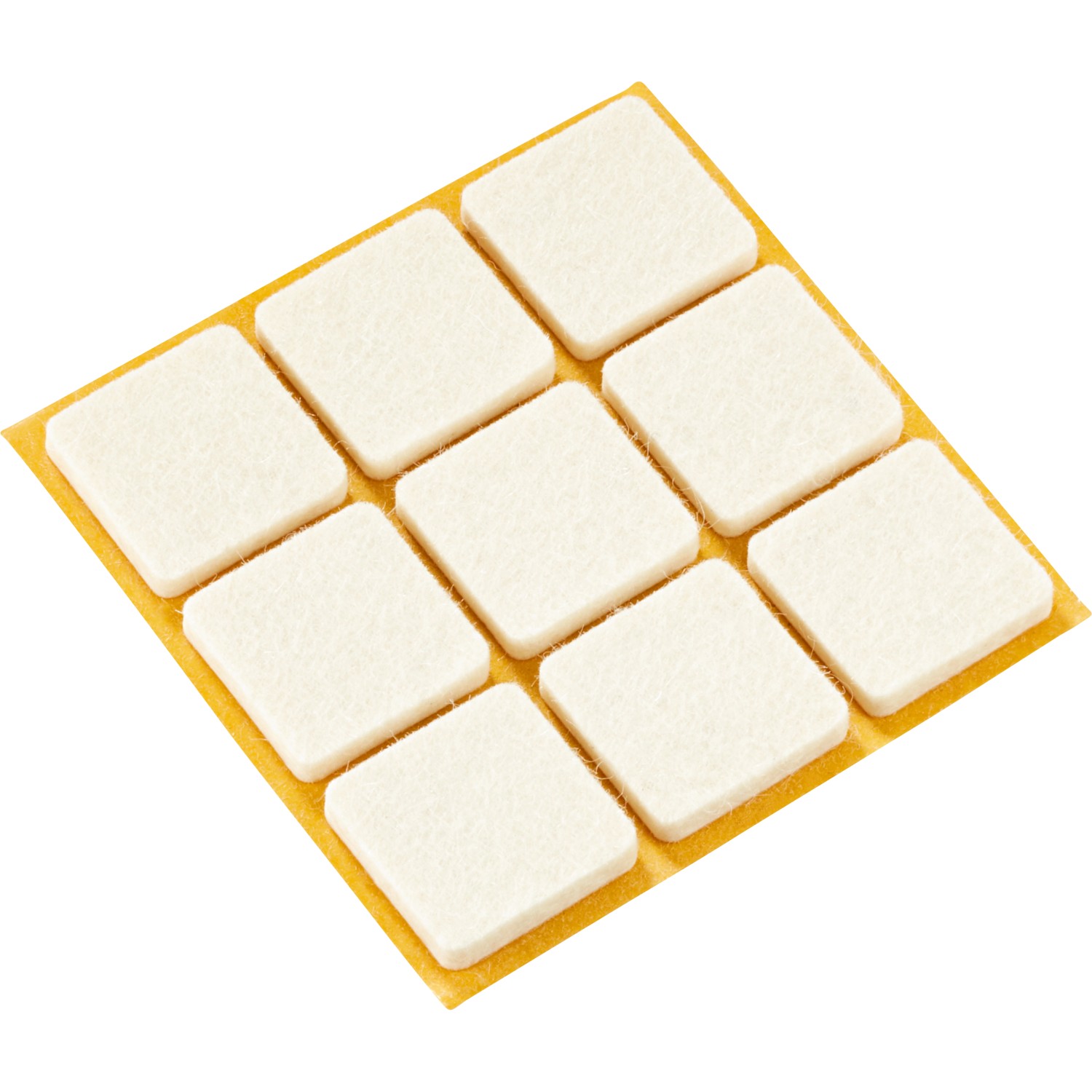 Parketová podložka samolepicí 25 mm x 25 mm, 9 ks