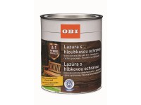 OBI Lazura na dřevo s hloubkovou ochranou eben 750 ml OBI Lazura na dřevo s hloubkovou ochranou eben 750 ml