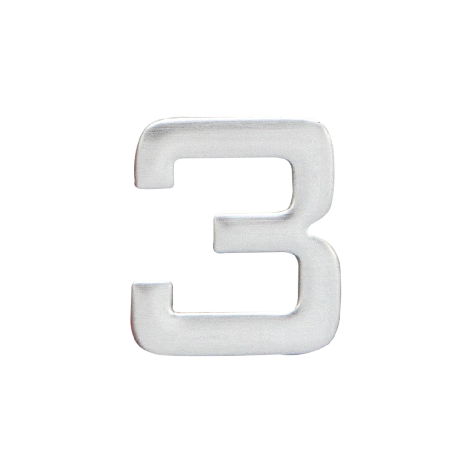 Cobra Číslice nalepovací 3 - 25 mm, nerez