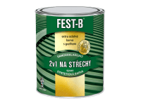 FEST-B Antikorozní nátěr na železo 2v1 na střechy S2141, 0155 antracit, 800 g