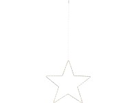 Vánoční LED dekorace hvězda, 95 diod, 38 cm