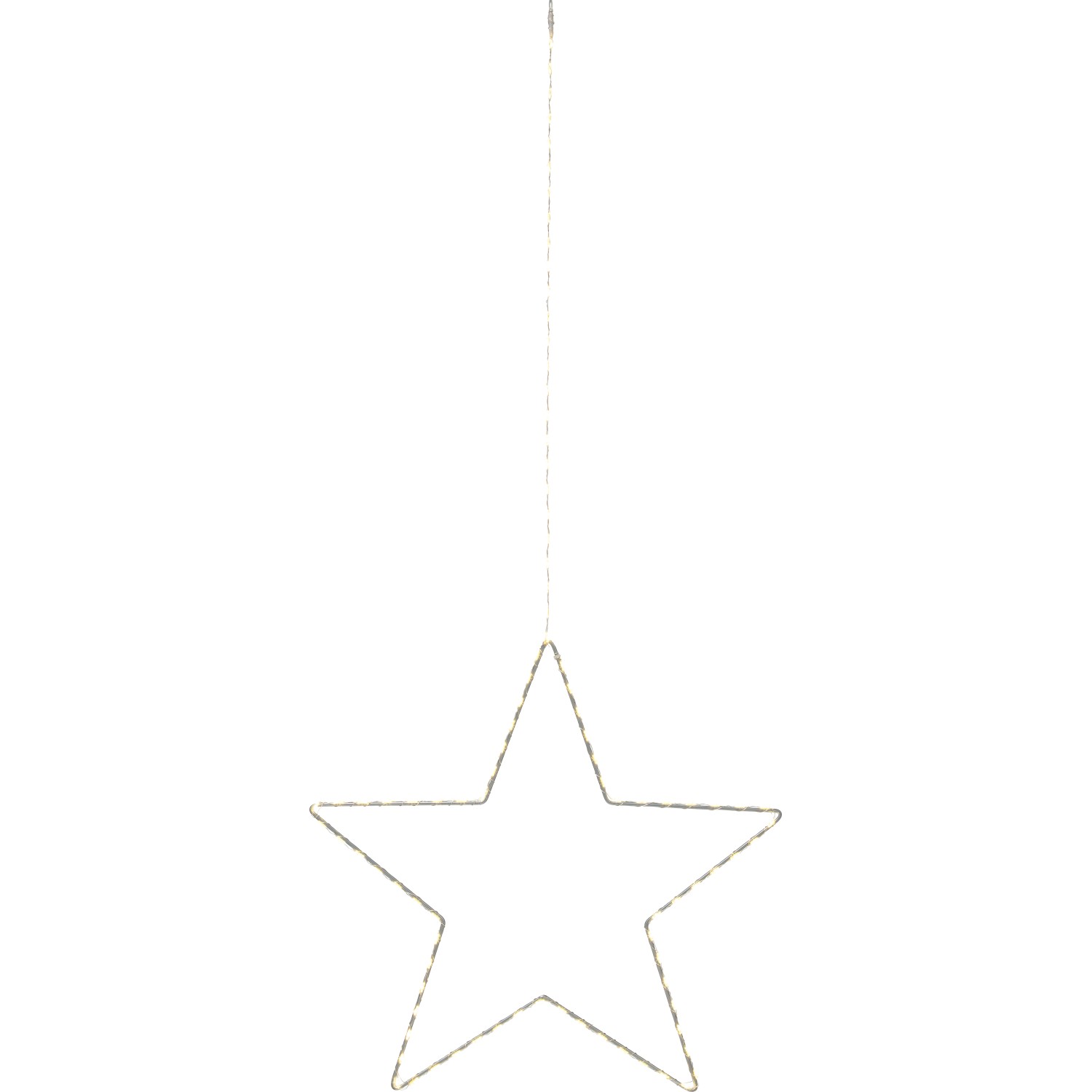 Vánoční LED dekorace hvězda, 95 diod, 38 cm