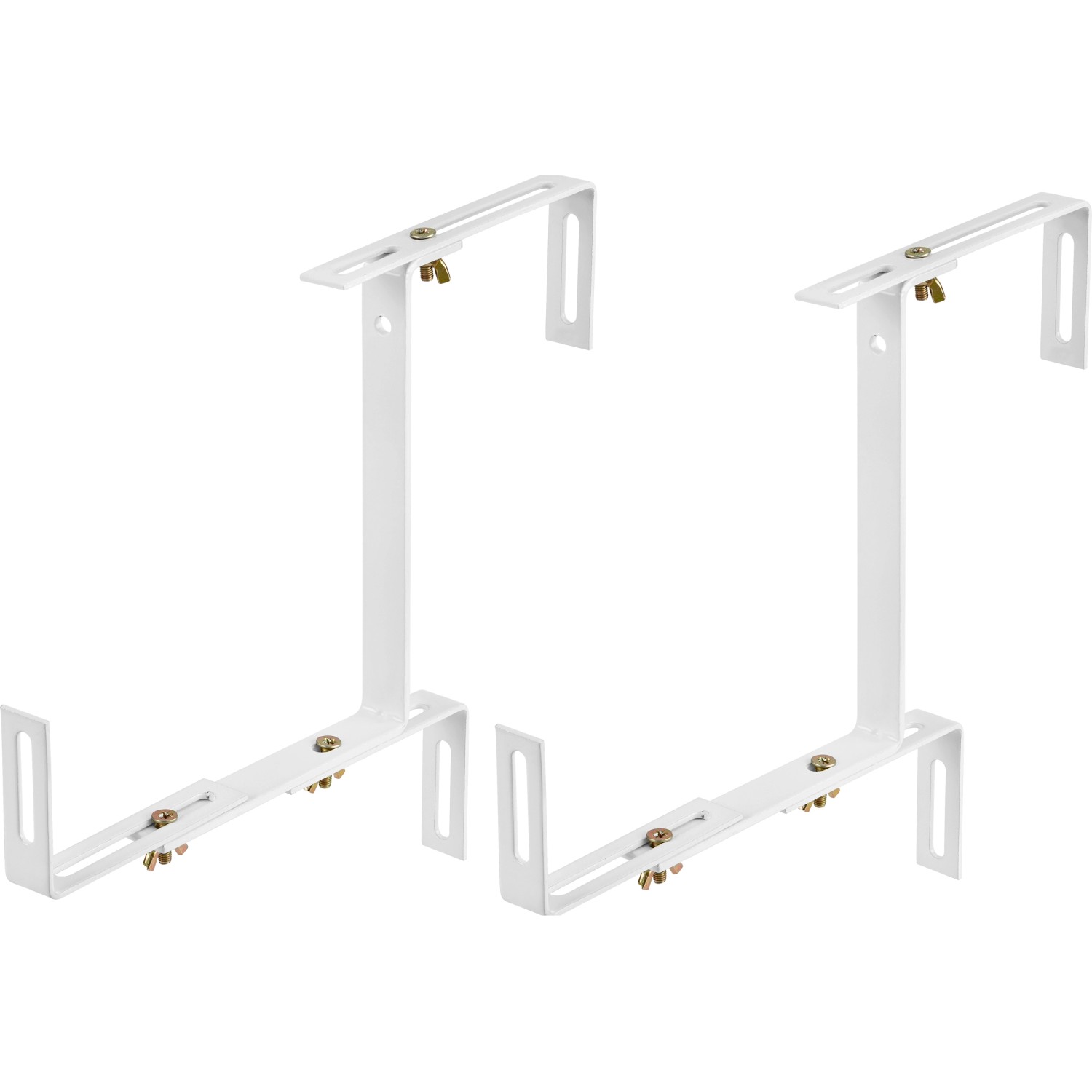 OBI Držák balkónového truhlíku nastavitelný ve 3 směrech bílý