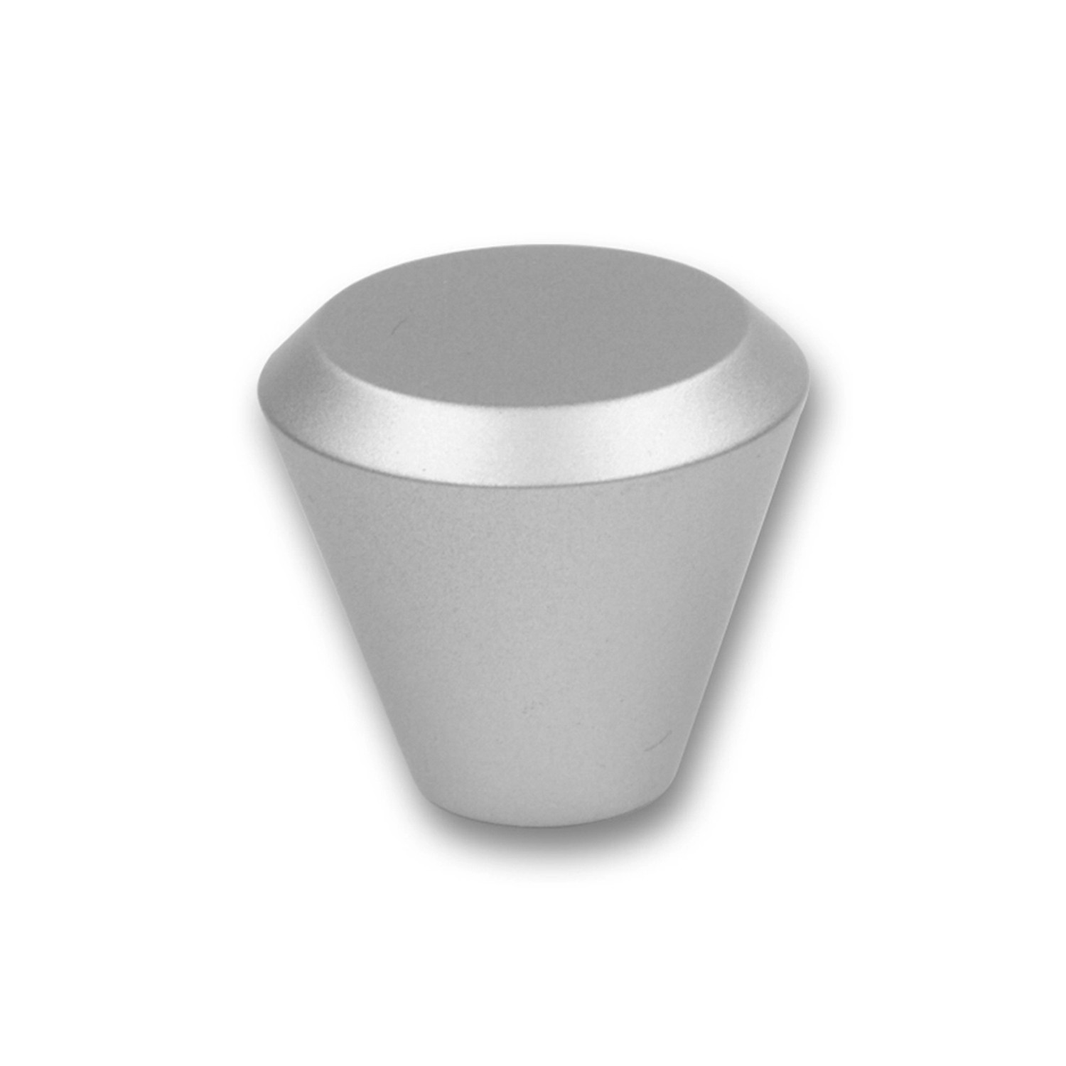 Knoflík 0506 plast stříbrný 28 mm x 13,5 mm x 25 mm