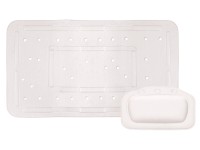 BWO Silva podložka do vany bílá 2dílná