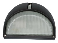 OBI LIGHTING Nástěnné svítidlo Mandas černé IP44 E27 max. 60W 22 x 12,5 x 15,5cm