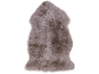 LUANA Pravá ovčí kůže taupe 60 x 85 cm