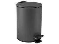 Spirella Nášlapný odpadkový koš Adelar, tmavě šedá matná, 3 l