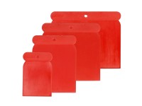 Stěrky tmelící plastové, sada 4 ks