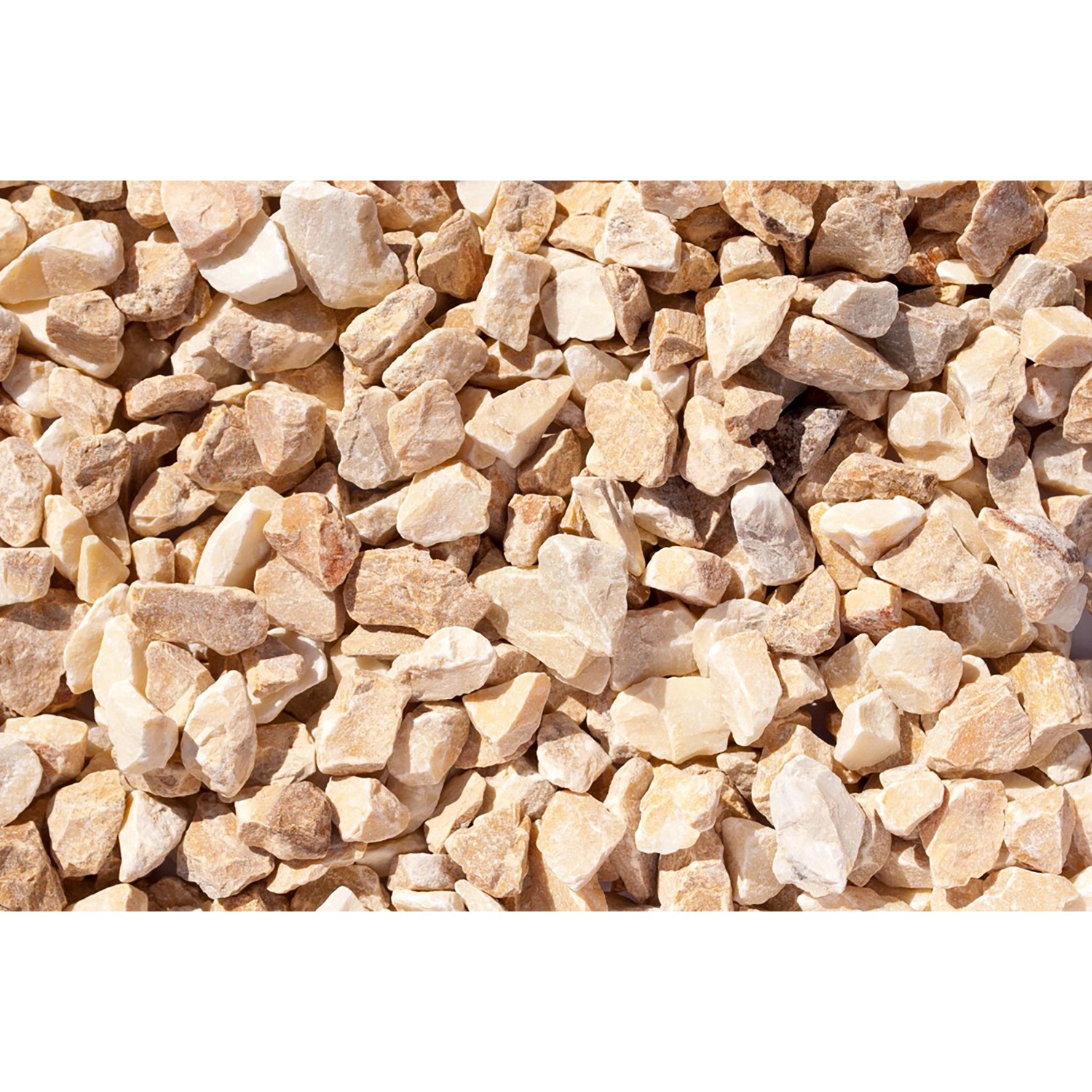 Mramorová drť sienská žlutá 22-32 mm 25 kg PE pytel